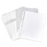 Amazon Basics Clear Sheet Protectors for 3 Ring Bi