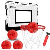 Indoor Basketball Hoop Set for Kids Adults, Pro Mi