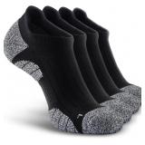 Men's No Show Compression Athletic Socks, Cushione