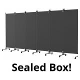 $117 SMONTER 6 Panel Room Divider Rolling Privacy