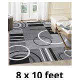 $140 RUGSREAL Large Area Rug 8x10 Modern Geometric