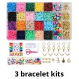 4700+Pcs Colorful Clay Beads Set for Bracelets Jew