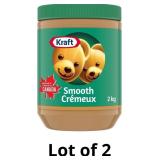 Kraft Smooth Peanut Butter, 2kg