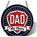 Nacome Dad Stained Glass Window Hanging: Unique Me
