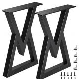 $110 28' Tall Metal Table Legs Desk Legs, Replacem