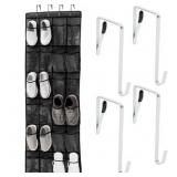 GORILLA GRIP 24 Pocket Over the Door Shoe Organize