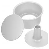 ABOOFAN Round Cake Pan with Removable Bottom 7.67