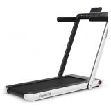 $260 DORTALA 2-in-1 Folding Treadmill, Under Desk