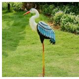 $119 Crane Garden Metal Decor Statue - Large Stand