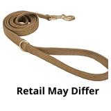 Soft Corduroy Fibric Dog Leash, 5 Feet Length Lead