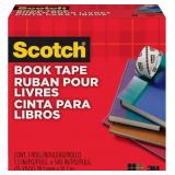 Scotch Book Tape 845, 1.5' Wide x 45ft Library Tap