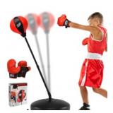 $105 Kids Punching Bag Toy Set Adjustable Stand Bo