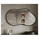 $150 Irregular Unique Shaped Wall Mirror, 24'x36'