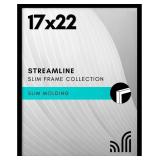 Americanflat 17x22 Picture Frame with Polished Ple