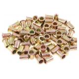 Keadic 150Pcs M6 Metric Zinc Plated Carbon Steel R