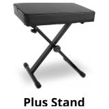 Pyle Keyboard Bench, Piano Chair-X-Style, Foldable