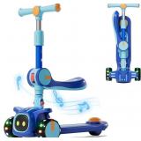 Unbreakable & Never Fall Down 2-in-1 Scooters Kids