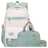 VIDOSCLA Kids Girls Backpack for School 3Pcs Stude