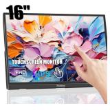 $130 Touchscreen Portable Monitor 16 Inch Full HD
