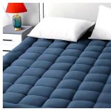 $158 EASELAND King Size Mattress Pad Pillow Top Ma
