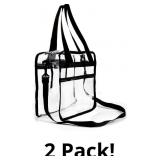 Youngever Clear Bag, Large Tote Bag, Heavy Duty Cl