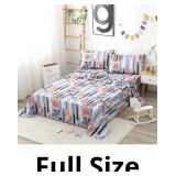 JSD Forest Animal Kids Sheet Set Full Size, 4 Piec