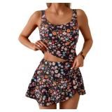 Eomenie Tankini Swimsuit for Women Tummy Control T