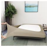 Box Spring Cover Queen Size - Jersey Knit & Stretc