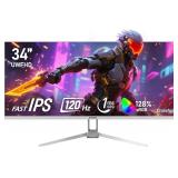 $240 Gawfolk 34 Inch IPS Ultrawide 120Hz Gaming Co