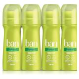 Ban Unscented Roll-on Antiperspirant Deodorant, 24
