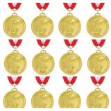 Donrime 12 Pieces Basketball Medals for Adults - G
