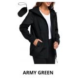 Hount Womens Waterproof Rain Jacket Lightweight Pa