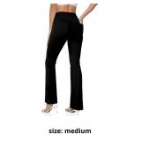 Women's Flare Yoga Pants, Wide Leg Leggings with P
