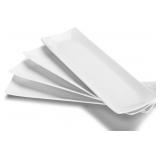 DOWAN 14-Inch Porcelain Serving Plates/Rectangular