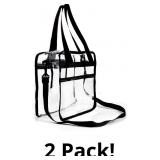 Youngever Clear Bag, Large Tote Bag, Heavy Duty Cl