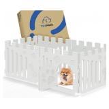 $140 Dog Playpen with Door, 6-Panel 24' Indoor Cat