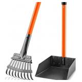 Pooper Scooper, Long Handle Dog Pooper Scooper for