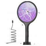YISSVIC Electric Fly Swatter Bug Zapper Racket Rec