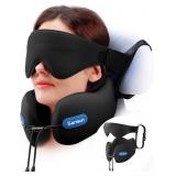 SARISUN Travel Pillow, Neck Pillow for Airplane wi
