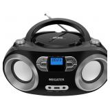 MEGATEK Portable CD Player Boombox with FM Radio,