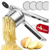 15 OZ Potato Ricer, Stainless Steel Potato Masher