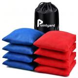 Cornhole Bags Set, 8 PCS Regulation All Weather Be