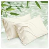 Bedsure Pillow Cases Standard Size, 100% Rayon Der