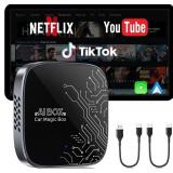 4-in-1 Wireless CarPlay Adapter for Streaming Netf