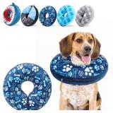 SCENEREAL Inflatable Dog Cone for Small Medium Lar