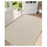 Color&Geometry Indoor Door Mat 6' x 4', Non Slip L