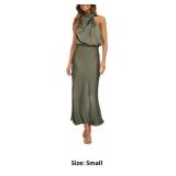 Famulily Wedding Guest Dresses for Women Satin Irr