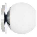 $108 Chrome Wall Sconces, 1 Light Modern Globe Sco