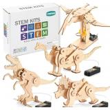 Dinosaur STEM Kits for Kids Ages 8-10-12, 4 in 1 W
