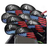 Amy Sport Golf Iron Head Covers Strong Magnetic Cl